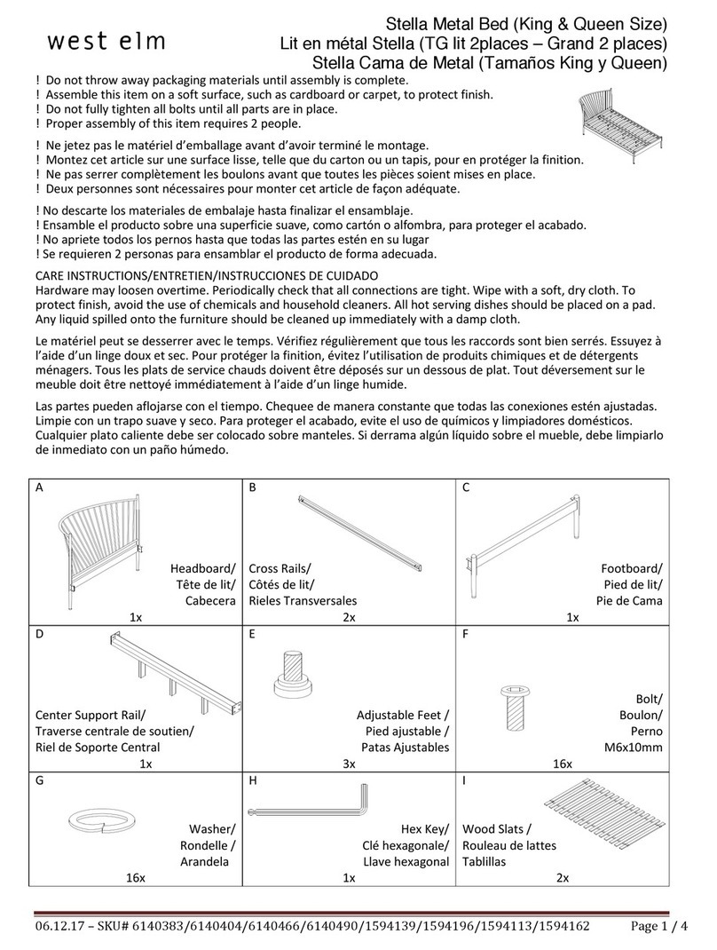 West Elm Stella User manual West Elm Stella User manual