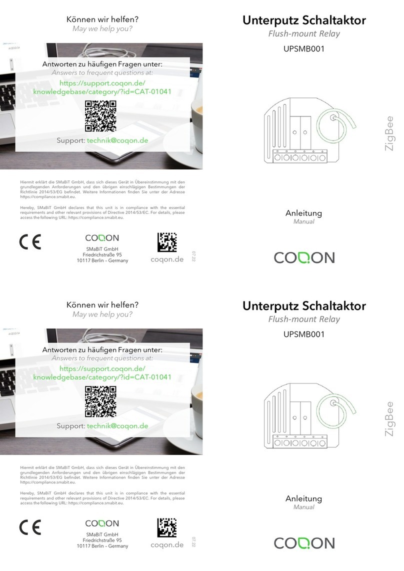 COQON UPSMB001 User manual