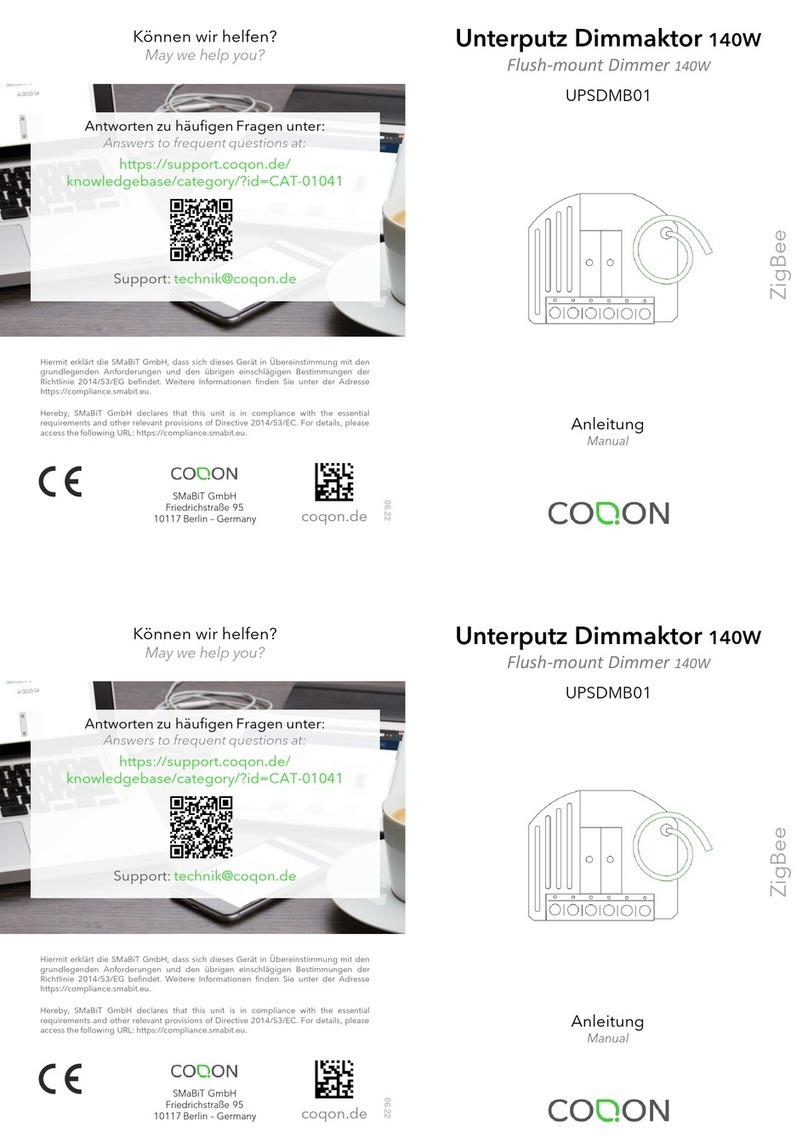 COQON UPSDMB01 manual