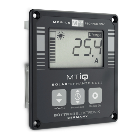 Dometic BUTTNER MT iQ Solar Monitor III User manual