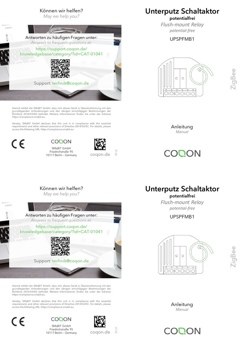 COQON UPSPFMB1 manual
