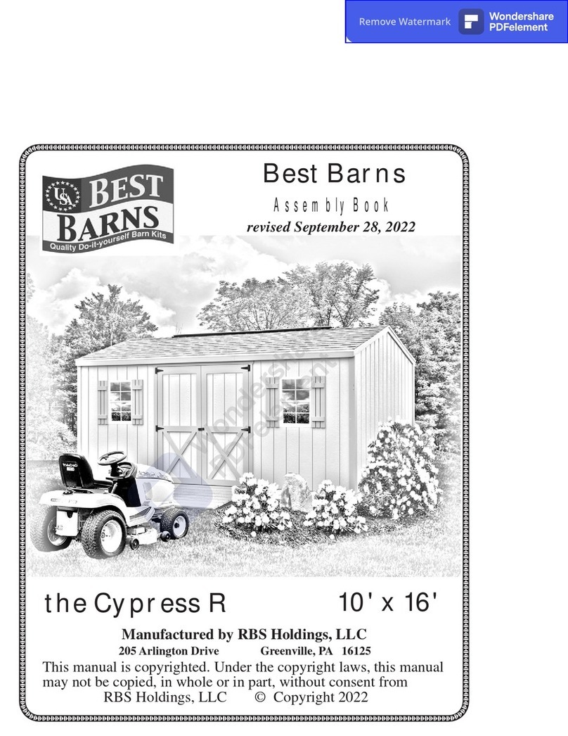 Best Barns Cypress R Assembly Book Best Barns Cypress R Assembly Book