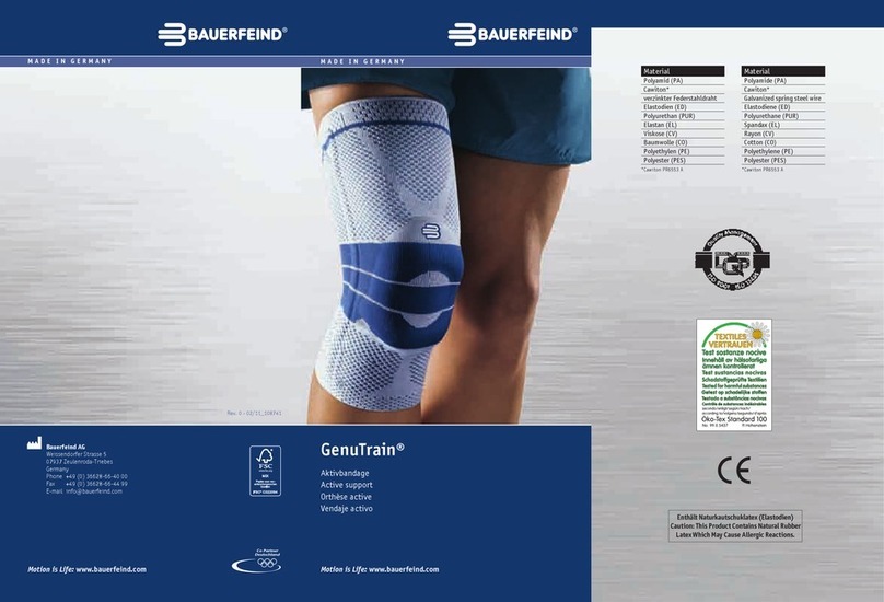 Bauerfeind GenuTrain User manual