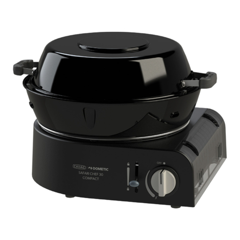 Cadac DOMETIC SAFARI CHEF 30 COMPACT User instructions