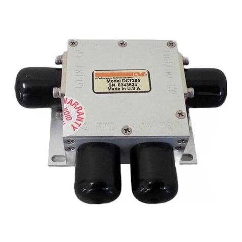 AR DC7205A Operating and service manual