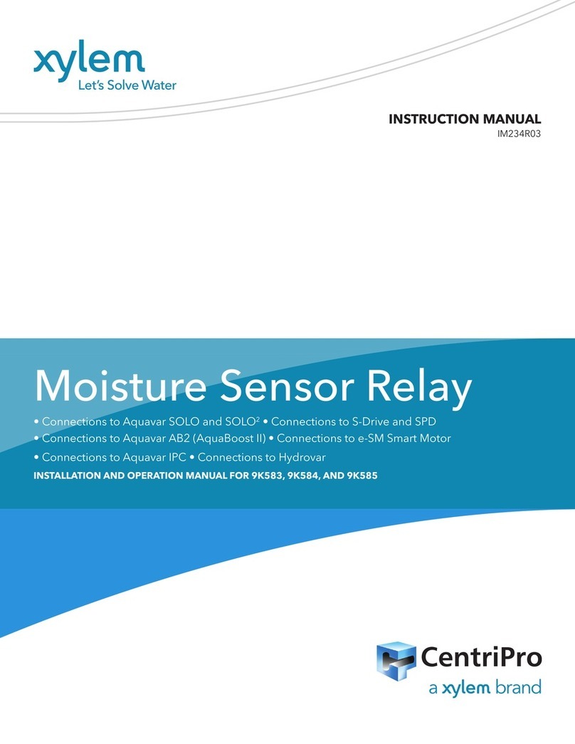 Xylem CentriPro 9K585 instruction manual