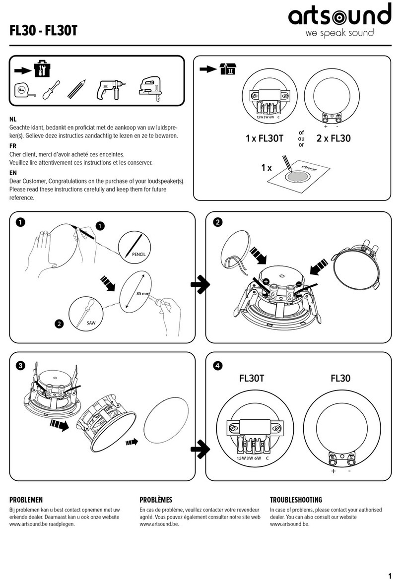 ART+SOUND FL30 User manual