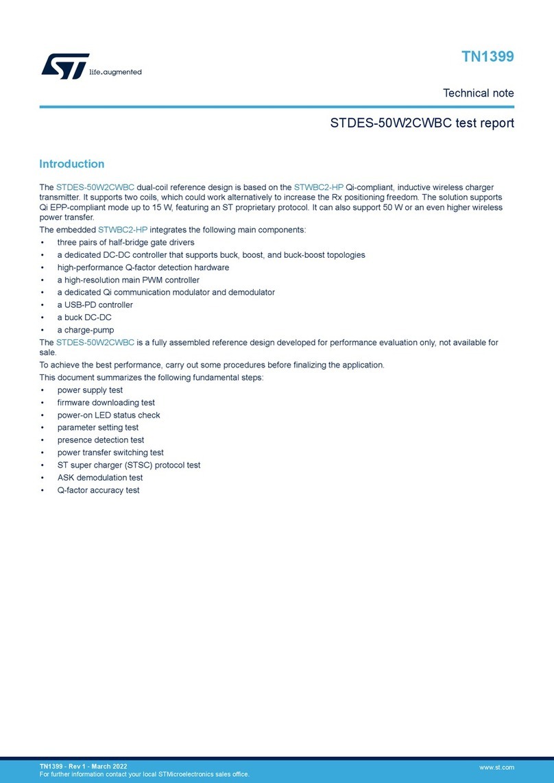 ST STDES-50W2CWBC Specification sheet