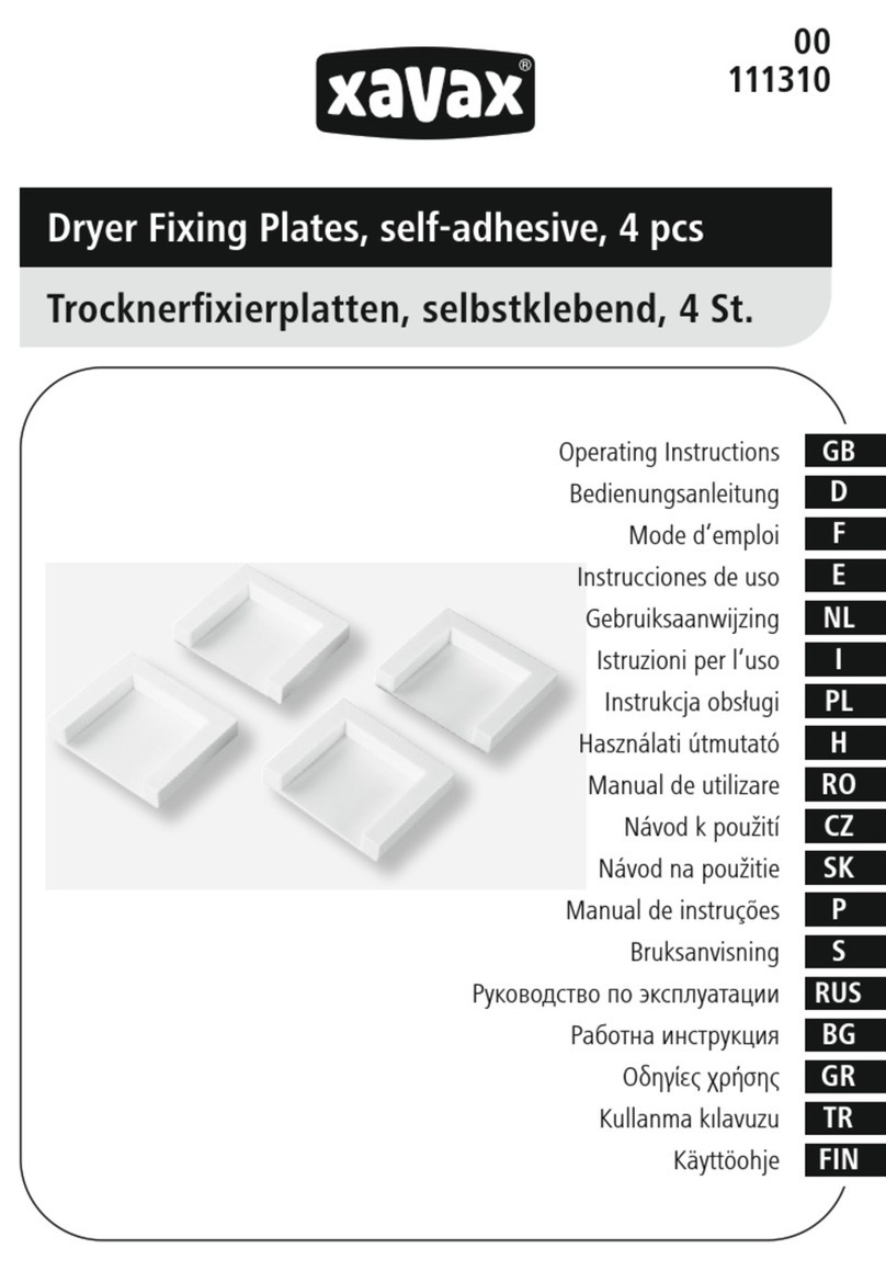 Xavax 00111310 operating instructions Xavax 00111310 operating instructions