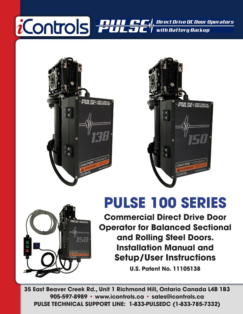 icontrols PULSE 100 Series User manual