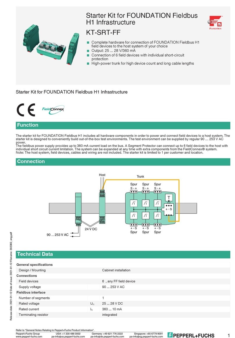 Pepperl+Fuchs KT-SRT-FF User manual Pepperl+Fuchs KT-SRT-FF User manual