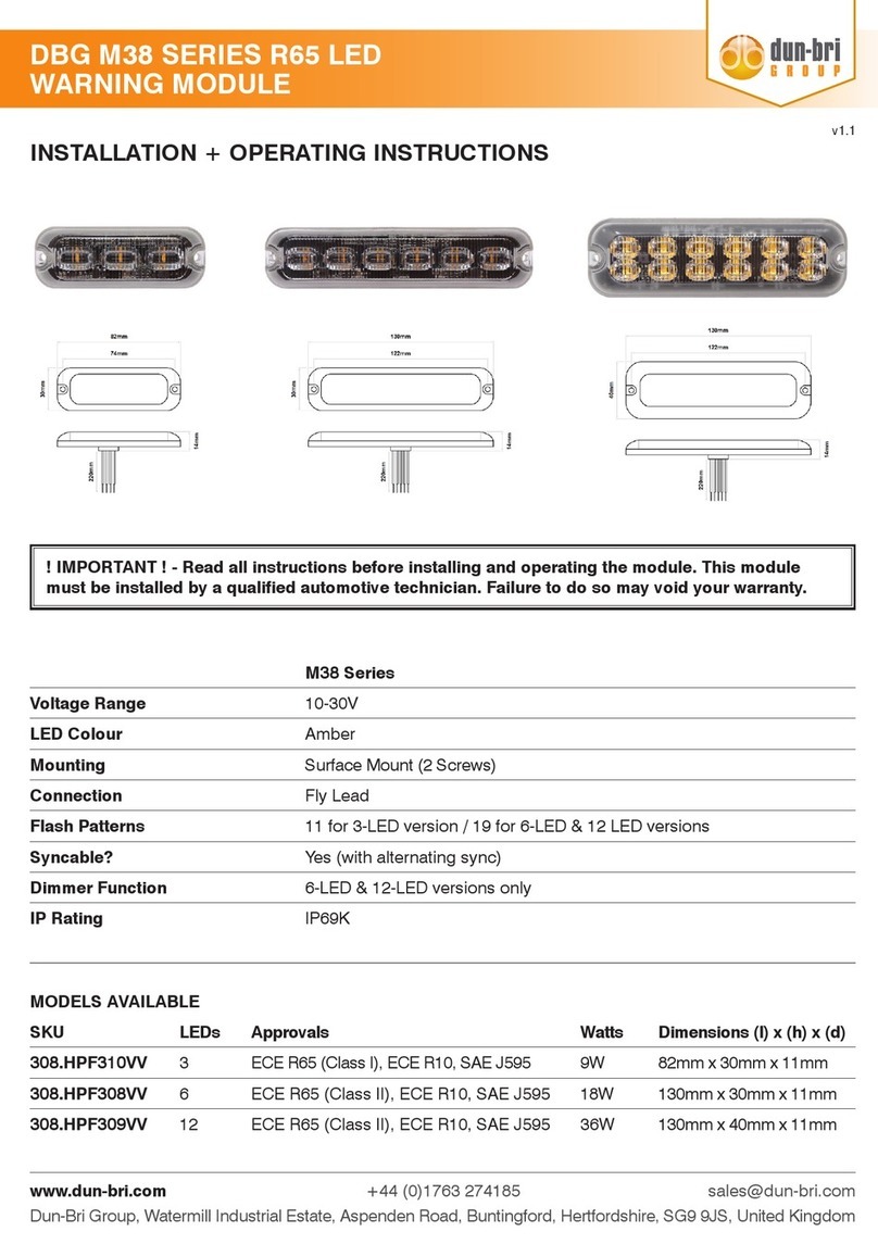dun-bri GROUP DBG M38 Series Manual