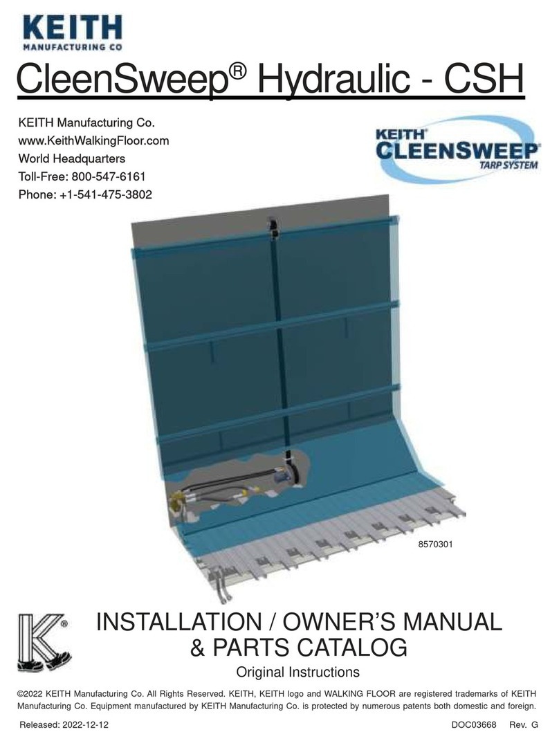 Keith CleenSweep Hydraulic - CSH User manual