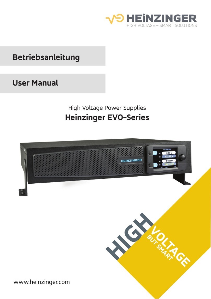 heinzinger EVO Series user manual