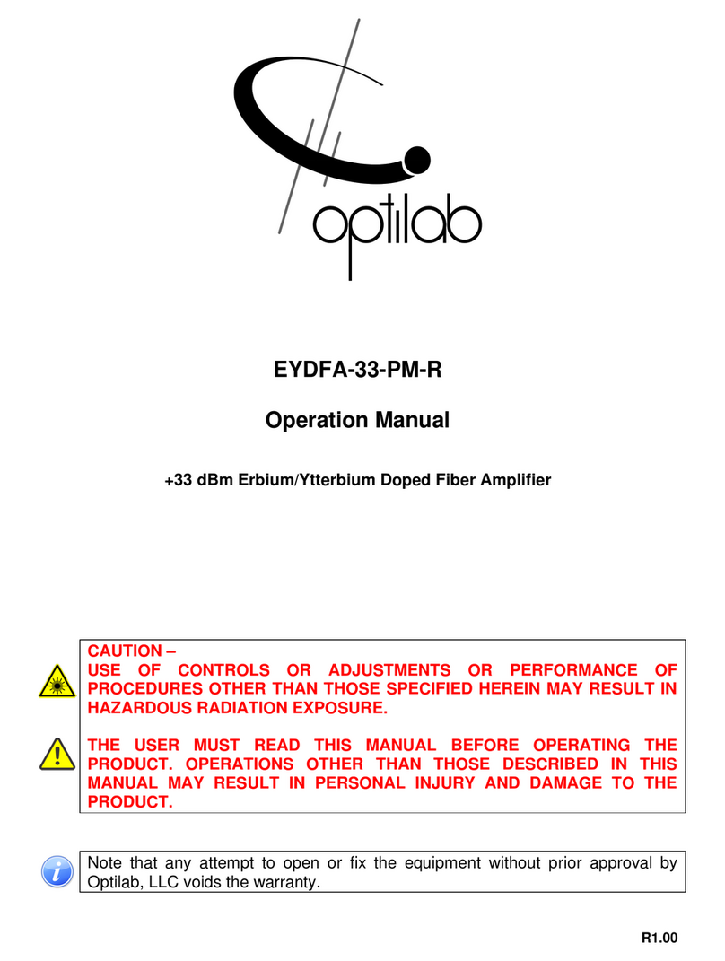 OPTILAB EYDFA-33-PM-R Operation manual