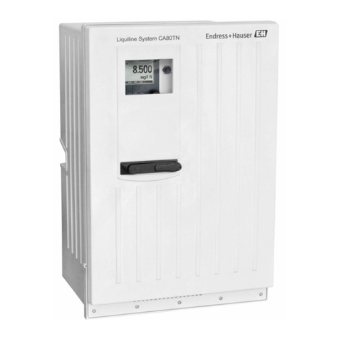 Endress+Hauser Liquiline System CA80TN User manual