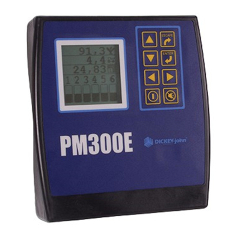 Dickey-John PM300E User manual