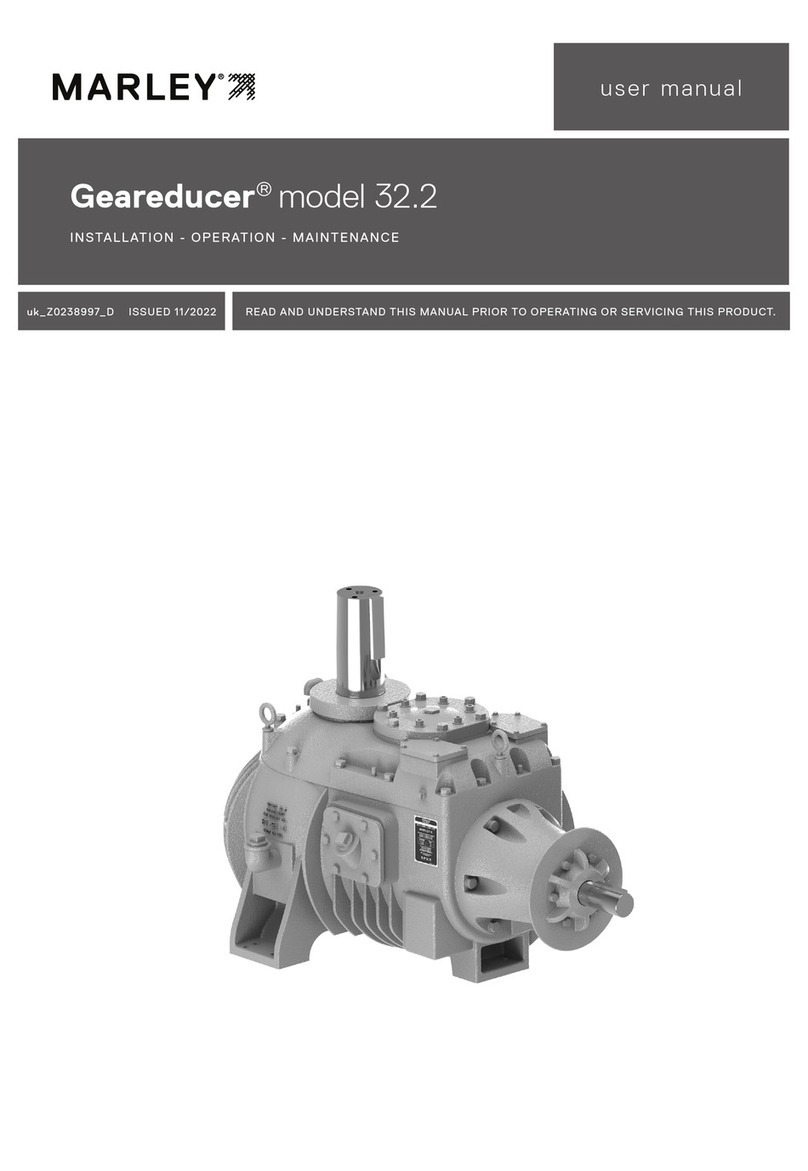 Marley Geareducer 32.2 user manual