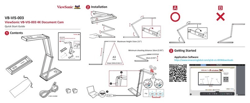 ViewSonic VB-VIS-003 quick start guide