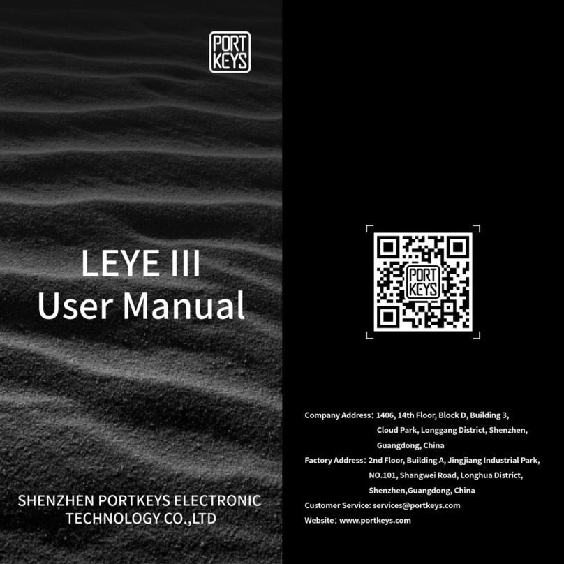 PortKeys LEYE III user manual