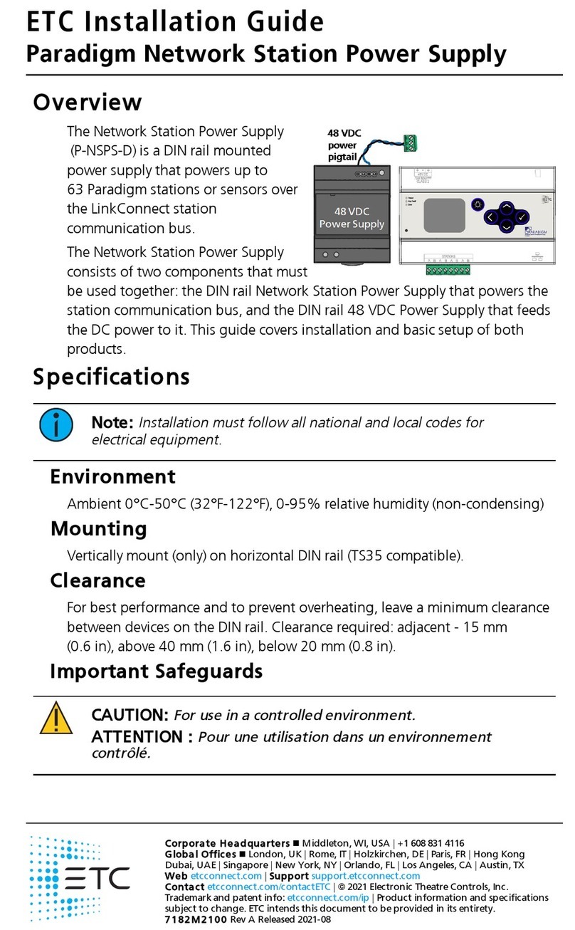 ETC P-NSPS-D installation guide