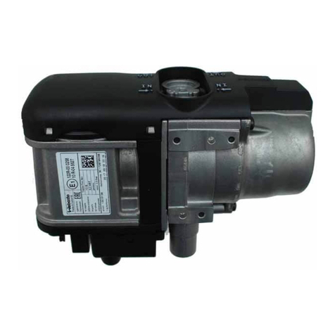 Webasto thermo top evo User manual