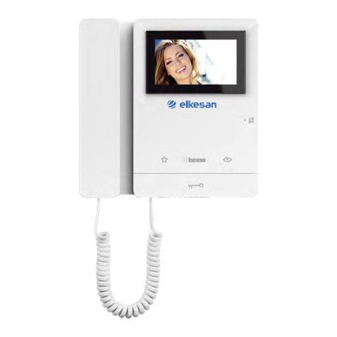 Bticino elkesan V16M user manual