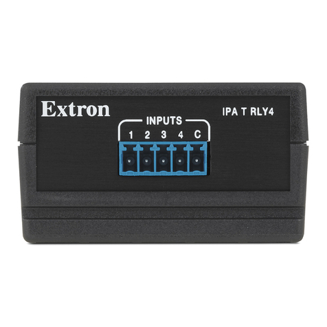 Extron electronics IPA T RLY4 Setup guide