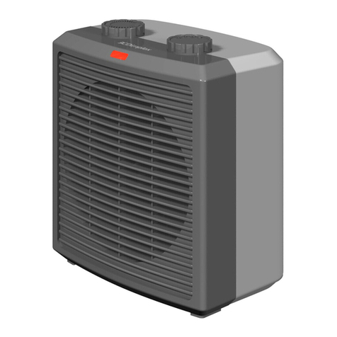 Dimplex DFH 22 operating instructions
