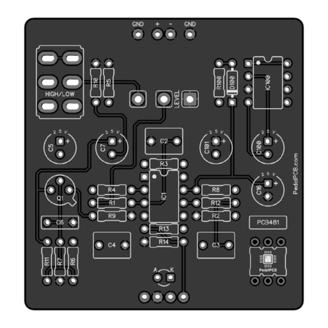 PedalPCB Celsius Preamp quick start guide