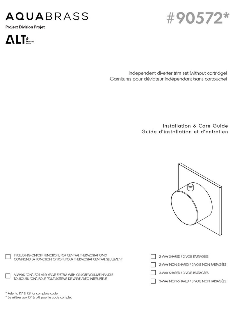 aquabrass 90572 Series User manual