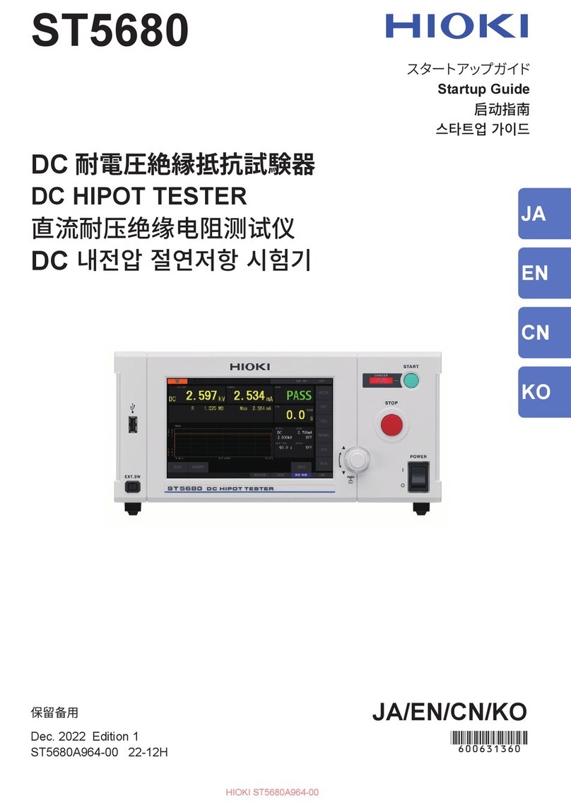 Hioki ST5680 User guide Hioki ST5680 User guide