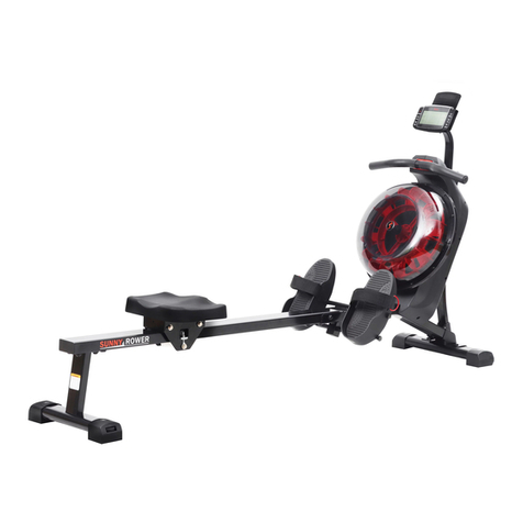 Sunny Health & Fitness SF-RW522017BLK User manual