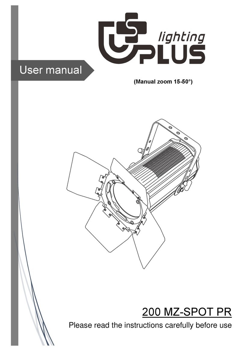 Uplus Lighting 200 MZ-SPOT PR User manual