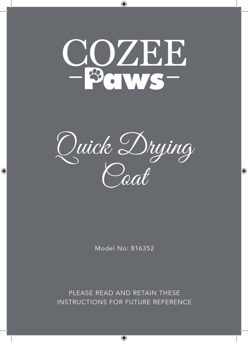 Cozee Paws 816352 instructions