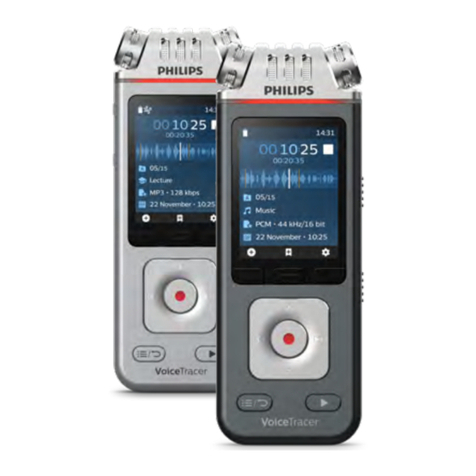 Philips VoiceTracer DVT4110 quick start guide