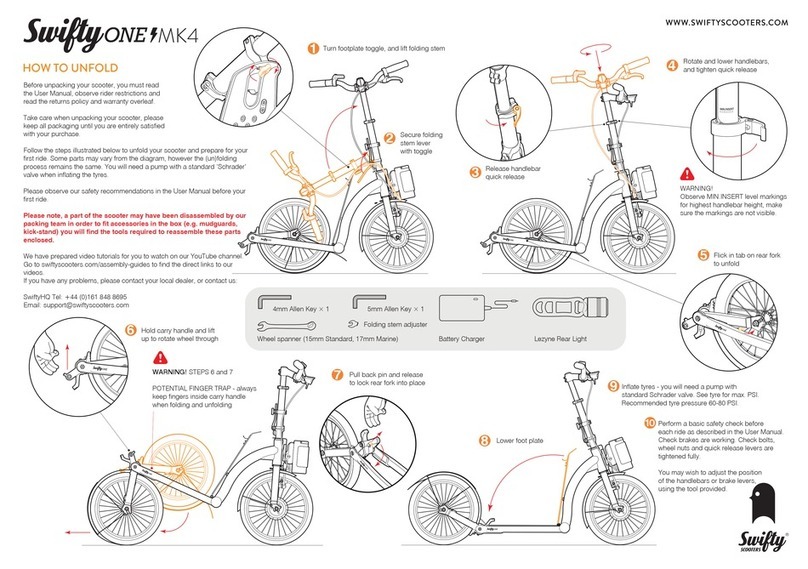 SWIFTY ONE MK4 quick start guide