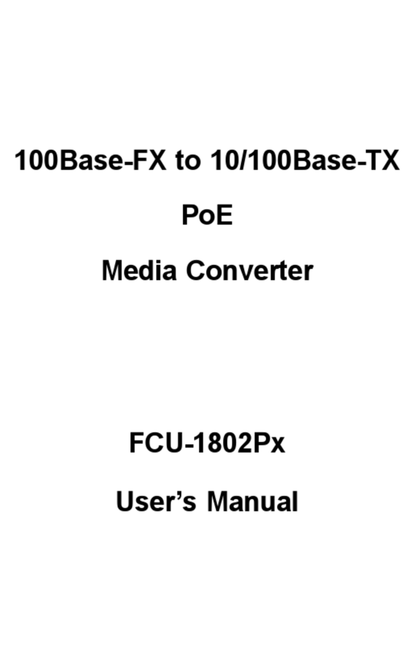 ANTAIRA FCU-1802P Series User manual