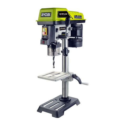 Ryobi RDP102L User manual