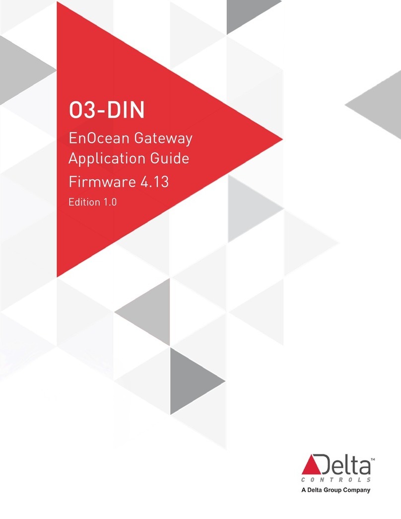 DELTA GROUP EnOcean O3-DIN User guide