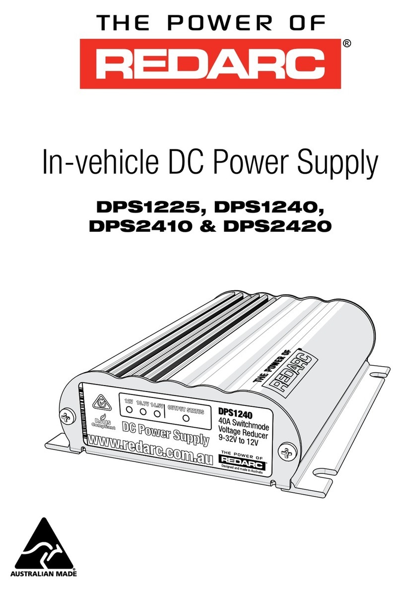 Redarc DPS1225 manual