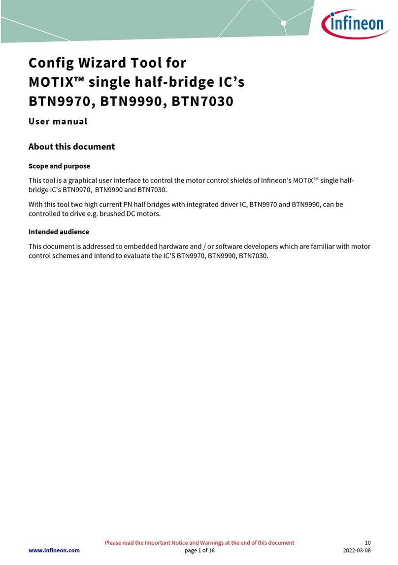 Infineon BTN9970 User manual