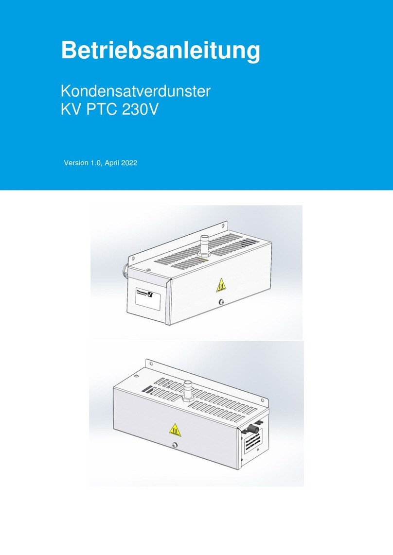 Pfannenberg KV PTC 230V User manual