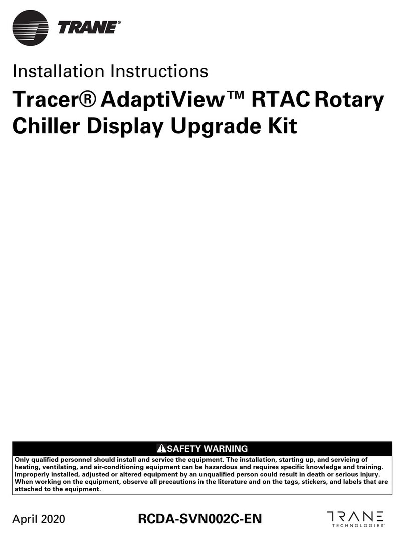 Trane Tracer AdaptiView User manual Trane Tracer AdaptiView User manual