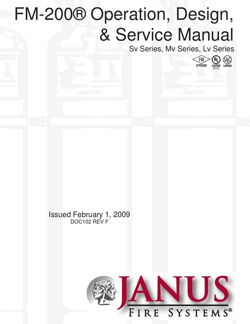 Janus FM-200 Sv Series Operation & service manual
