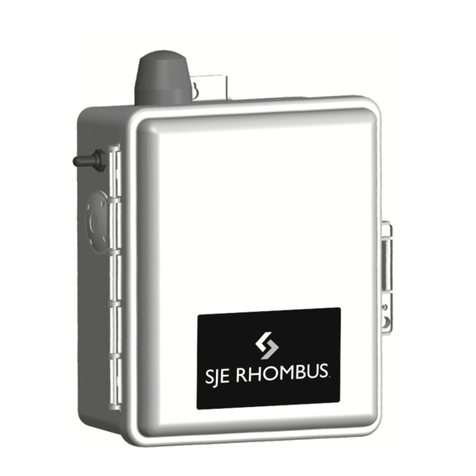 SJE Rhombus 112 Installation and operation manual