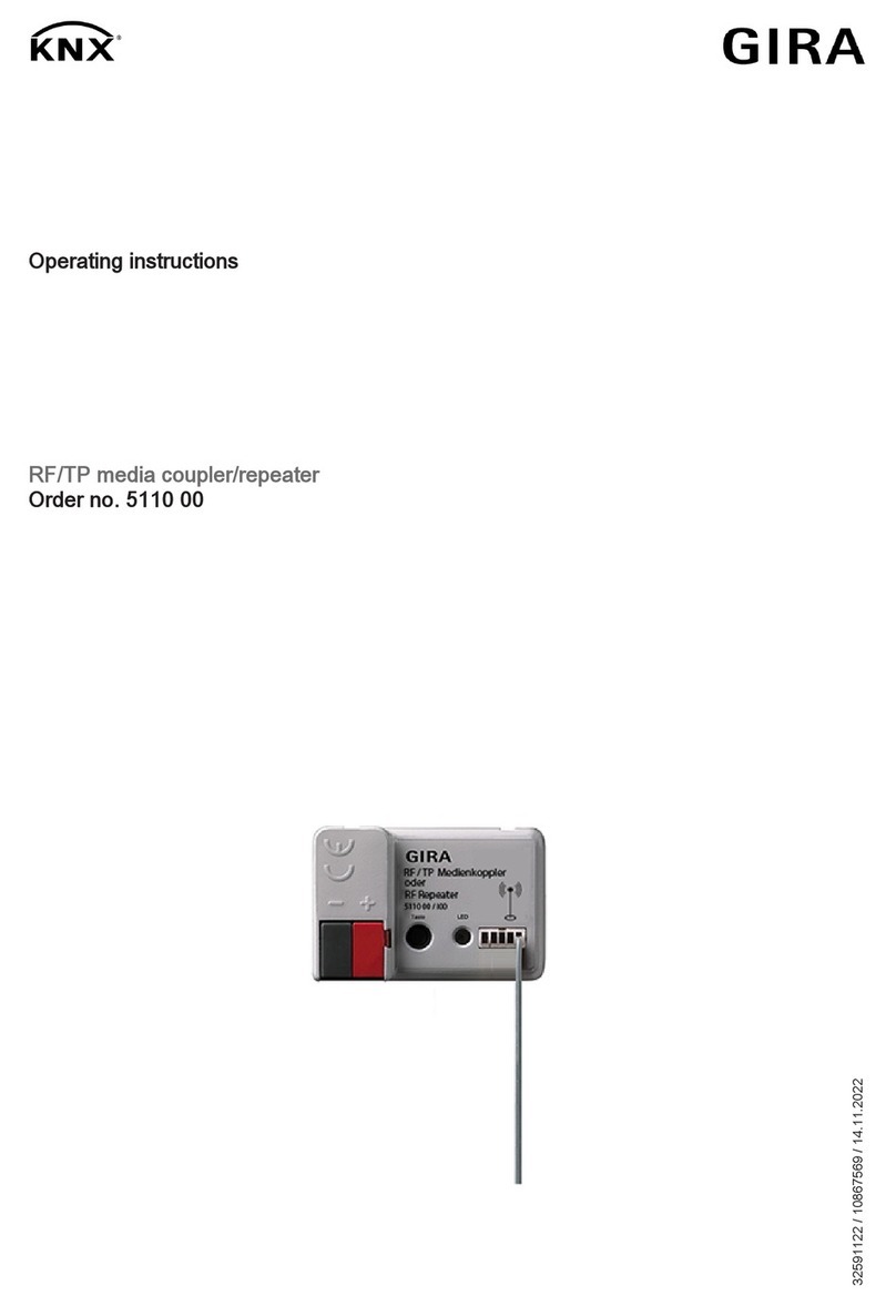 Gira 5110 00 operating instructions