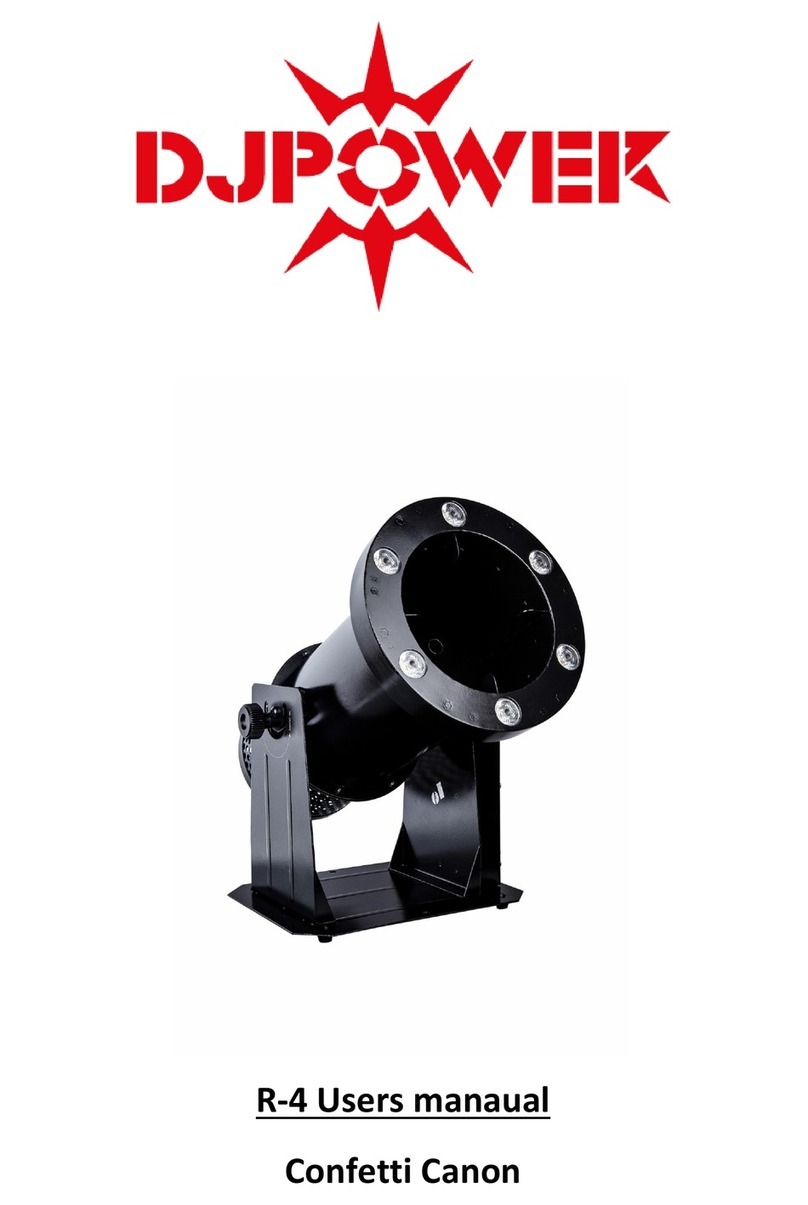 dj power R-4 user manual