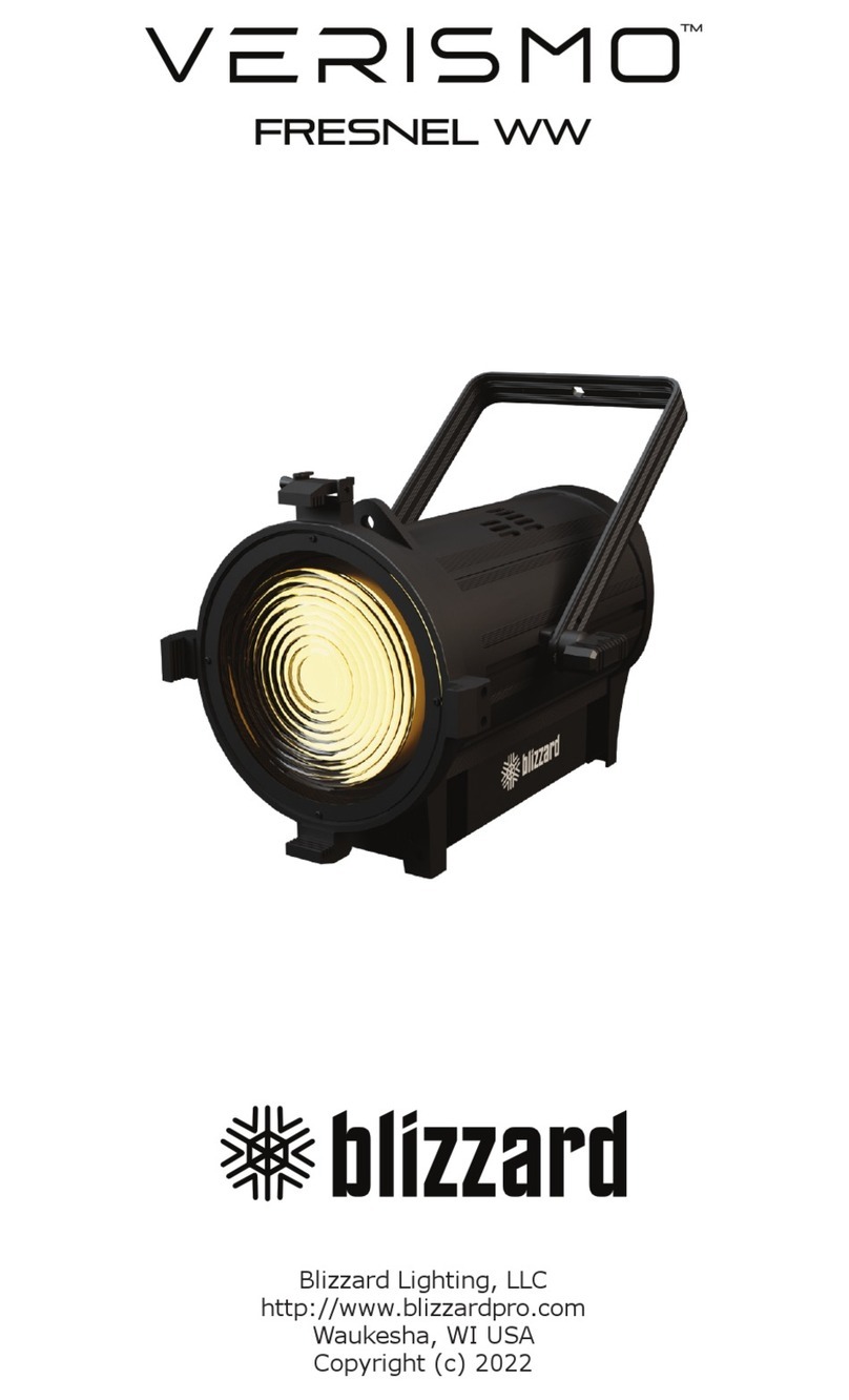 Blizzard Verismo Fresnel WW User manual Blizzard Verismo Fresnel WW User manual