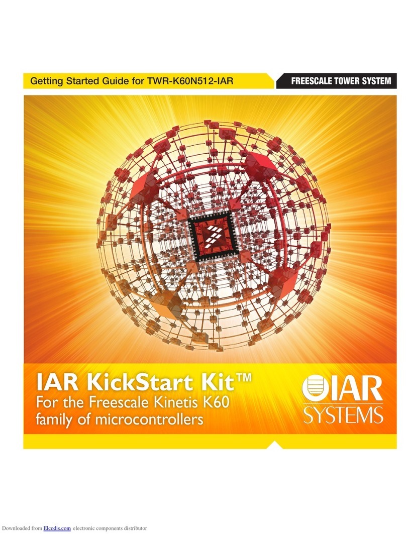 IAR SYSTEMS IAR KickStart Kit TWR-K60N512-IAR Getting started guide